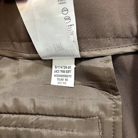 Banana Republic NWT Tie Detail and Lace Trim Shorts Brown Size 4 - Picture 6 of 10